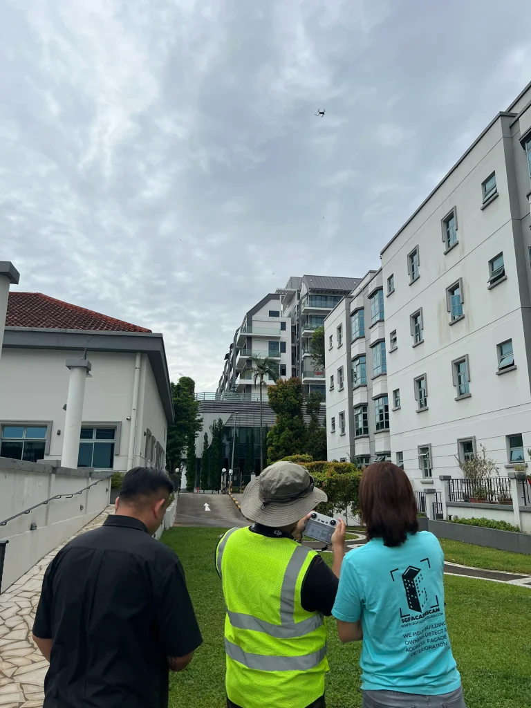 p04 drone facade inspection singapore condominium scaled